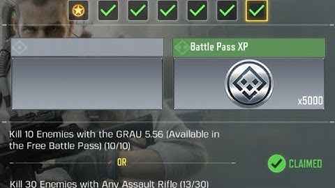 Call Of Duty Mobile Kill 10 Enemies with the GRAU 5.56 Task Complete