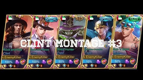 Clint Montage #3 Finally Reached Top 1 Global Clint😍