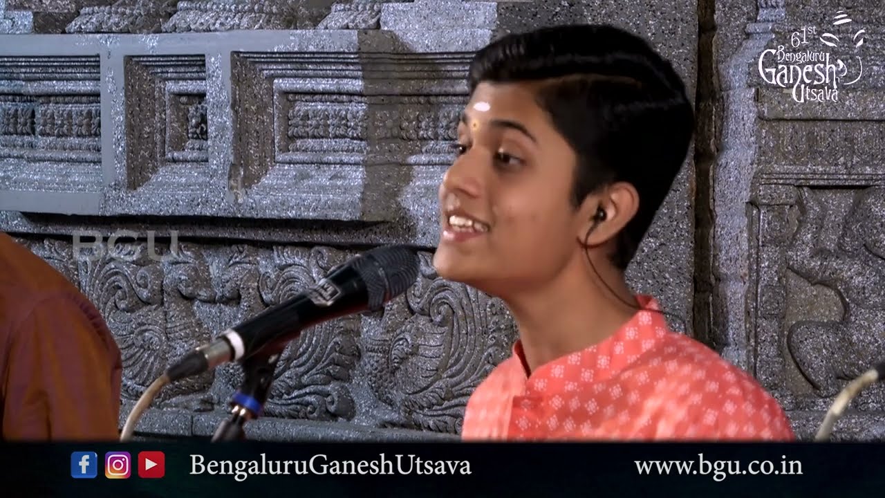 GAM GANAPATE NAMO NAMO | Rahul Vellal | Bhargavi Venkatram | 61st Bengaluru Ganesh Utsava 2023