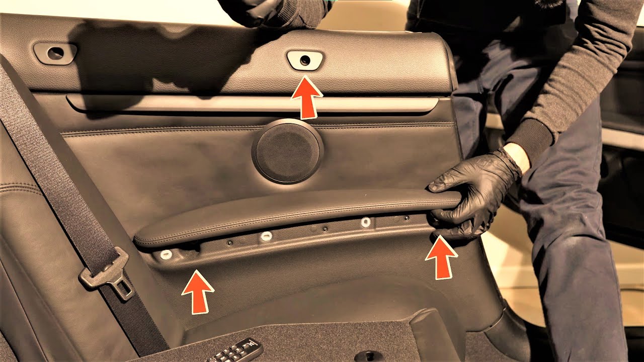 How to remove the back trim and fix the squeaking noise E92 E93 YouTube