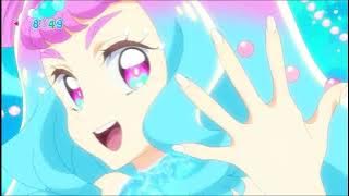 Laura transforms into Cure La mer