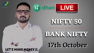 17 October 2022 - Live Intraday Analysis | Bank Nifty Live Analysis | @Nifty Technicals by AK