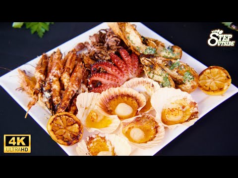 Ultimate Seafood BBQ: Sizzle Scallops, Octopus & More Like a Pro!