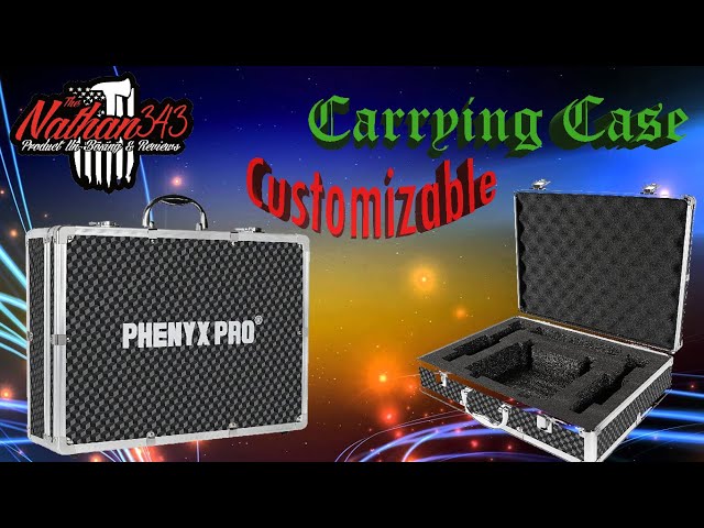 Phenyx Pro Medium Size Carrying Case Customizable - YouTube