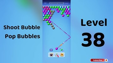 Shoot Bubble Level 38 Walkthrough | Pop Bubbles Game 🎯 | Go Answer