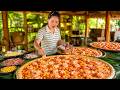 Giant Shrimp Sausage Corn Pizza! The Secret Village Recipe Everyone Wants