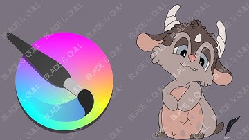 KRITA 5.1.5 - Protect Your Artwork: Adding Watermarks Tutorial in Krita using G