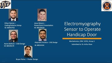 EMG (Electro-Myography) Sensor Project, MECH4346 Fall 2022