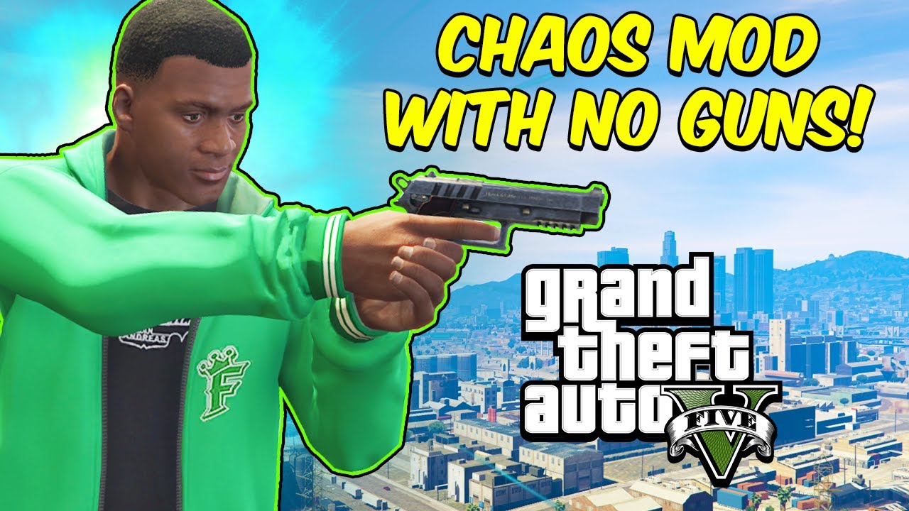 GTA 5 Chaos Mod, но я не могу пользоваться оружием