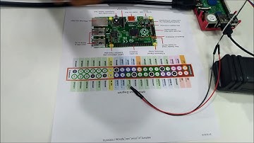 Python code for Raspberry Pi 3 to glow LED on detecting obstacle | Team MAST