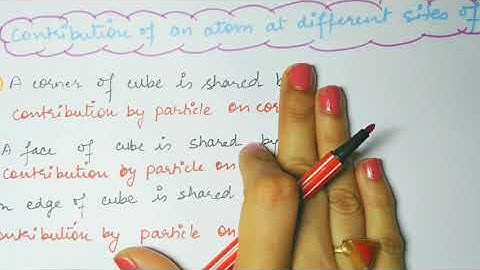 SOLID STATE :: FCC,BCC,End centred unit cell and contribution of atom per unit cell@XII,JEE,IIT,CSIR