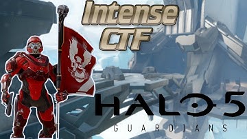 Intense CTF on Narrows (Halo 3 ThrowBack Playlist) - Halo 5 Guardians