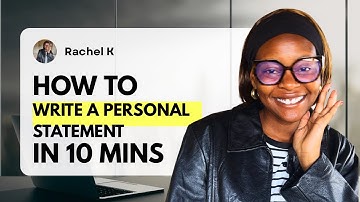 How To Write A University Personal Statement Draft in 10 MINUTES | Pen & Paper Needed | Winning… 