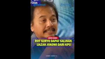 ROY LEGA, Klaim Sudah Kantongi Salinan Ijazah Jokowi dari KPU : Makin Yakin Palsu