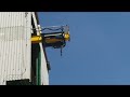 Retractable crane  suspended beam moving under a single girder crane