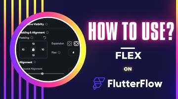How to use Flex on FlutterFlow?