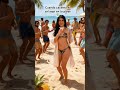 Cuando calienta el sol ☀️ aquí en la playa 🏝️ #beach❤️#bailandornlaplaya