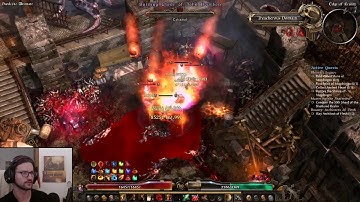 [HC] Grim Dawn - Sunherald Commando, 2h fire Blade Arc vs Bourbon Clones