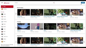 StreamTube User - Home Page Register Walkthrough