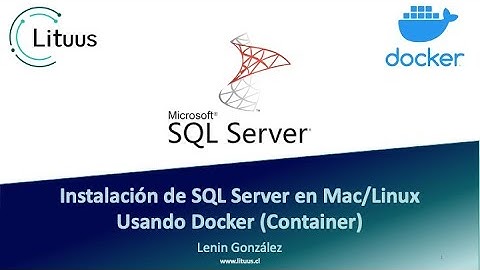 Cómo Instalar SQL Server en MAC usando Docker