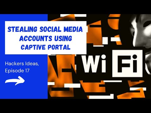 How to Steal Social Media Accounts using a Captive Portal || WiFi Pen testing by a Hacker ||