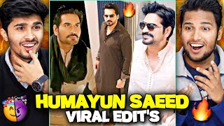 Humayun Saeed Latest Trending TikTok + Edits Reaction 😍 🔥| Sharukh khan Of  Lollywood 😈🔥