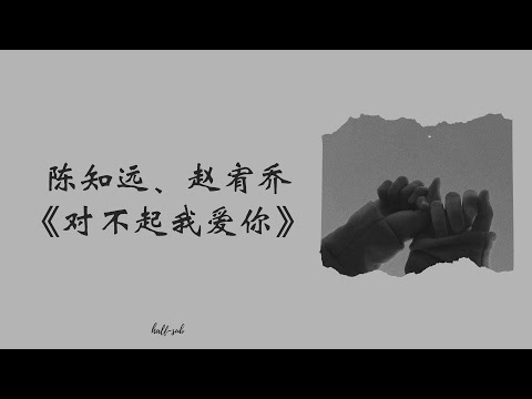 [PINYIN | THAISUB] 陈知远、赵宥乔 - 《对不起我爱你》| I'm sorry I love you || 这就是歌唱·对唱季S1