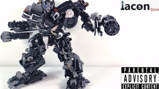 Transformers Black Mamba - BMB LS-09 Weaponeer KO MPM Ironhide Review en español