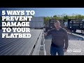 5 Ways to Prevent Damage to Your Flatbed | How to Buy the Best Flatbed