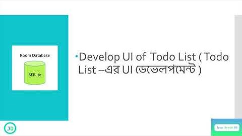 Develop UI of Todo List : Android Room in Bangla - To Do List Application Tutorial by Shakiba-E-Nur