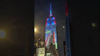 The full HD video of Formula 1 lightshow on the Empire State Building 🏎️😍