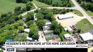 One hurt, families allowed to return home after explosion in Dixon