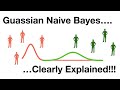 Gaussian naive bayes clearly explained