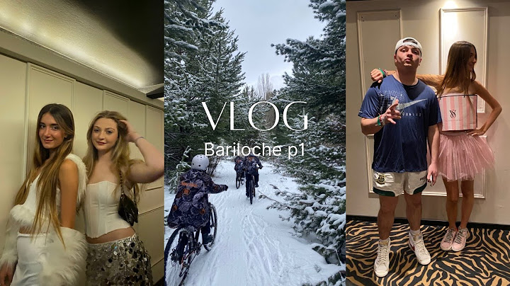 VLOG #1 // Bariloche, viaje de egresados, fiesta, amigos  y ++