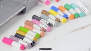 Multi Color Sketch Pens on Silhouette CAMEO 4 - Silhouette School