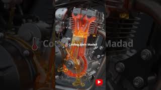 Engine Oil Kala Kyu Hota Hai? 🤔 Asli Sach! #automobile #bikeengine #theothersideofmakebelieve #ai