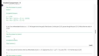 GRADED ASSIGNMENT SOLUTION OF MATHEMATICS 1 WEEK 8