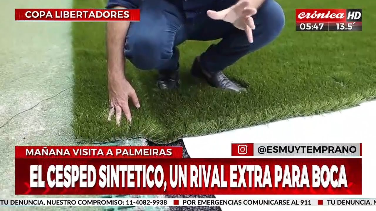 Copa Libertadores: el césped sintético, un rival extra para Boca