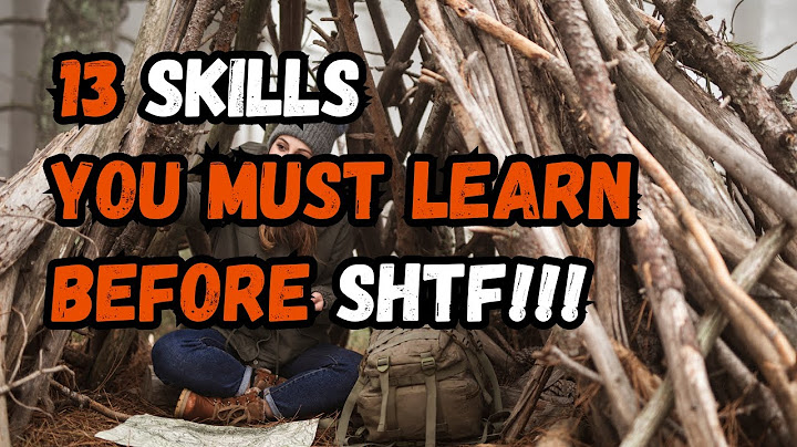 13 Survival Techniques Every Person Must Master!