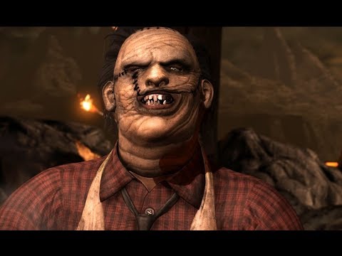 Видео: Кожаное Лицо - Мясник в деле | Mortal Kombat XL