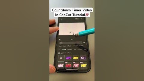 How To Make A Countdown Timer Video In CapCut - Quick Tutorial (July 3, 2023)
