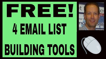 Best Free Tools For Email List Building - Build Your Email List Without A Website