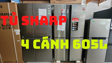 Tủ Lạnh SHARP SJFX631VSL Review | Chiến Siêu Lướt