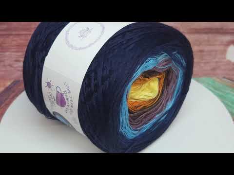 Video: Příze Čarovné klbko, (3n), 1000m, Galaxy Collection - Galaxy VI
