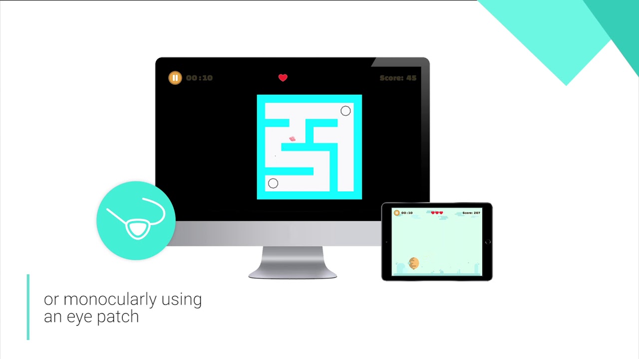 AmblyoPlay - Vision therapy through games