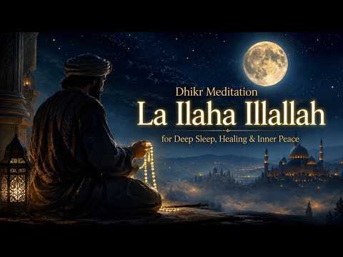 Dhikr Meditation – La Ilaha Illallah for Deep Sleep, Healing & Inner Peace
