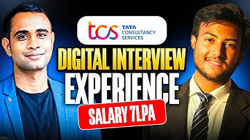 TCS Digital Interview Experience | Interview Questions asked in TCS digital | Salary 7LPA