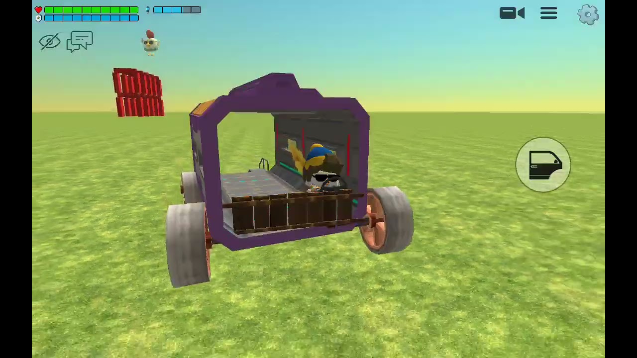 Fiz um ônibus 🚌  no chicken gun galera 