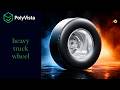 heavy truck wheel 3d model | polyvista
