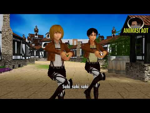 ATTACK ON TITAN IDOL SUKI SUKI SUKI